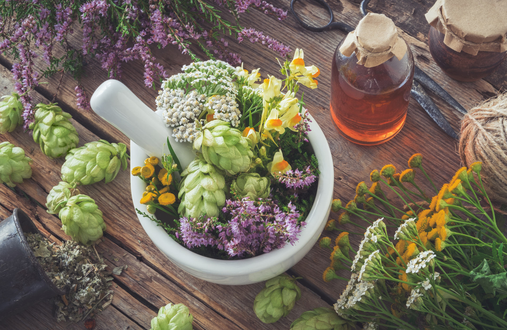 Las sustancias ansiolíticas pueden encontrarse en la naturaleza, incluso en los alimentos. 