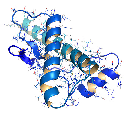 estructura microscópica de la proteína prión