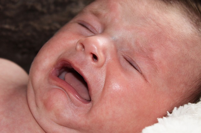 Niño pequeño, lactante - llanto