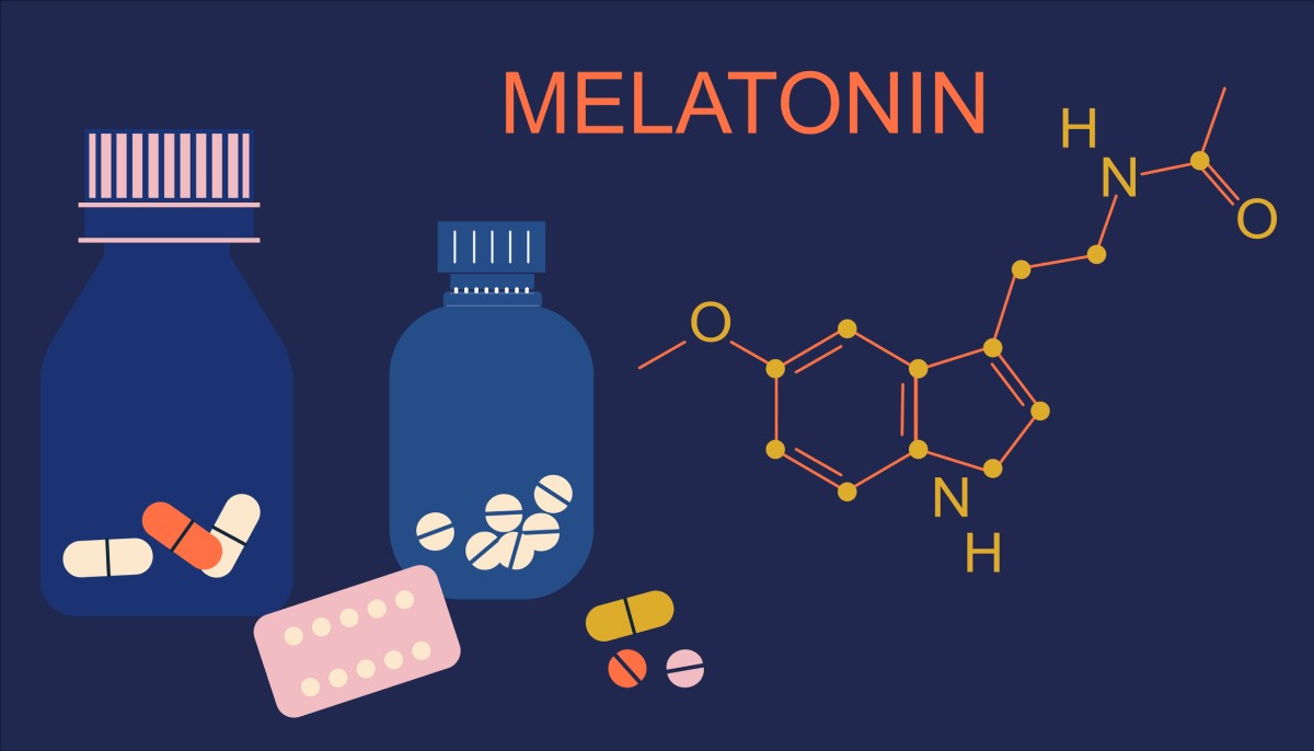 Melatonina - fórmula química, esquema