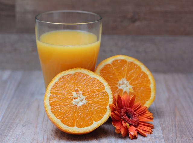 vitaminas, naranjas, zumo de naranja