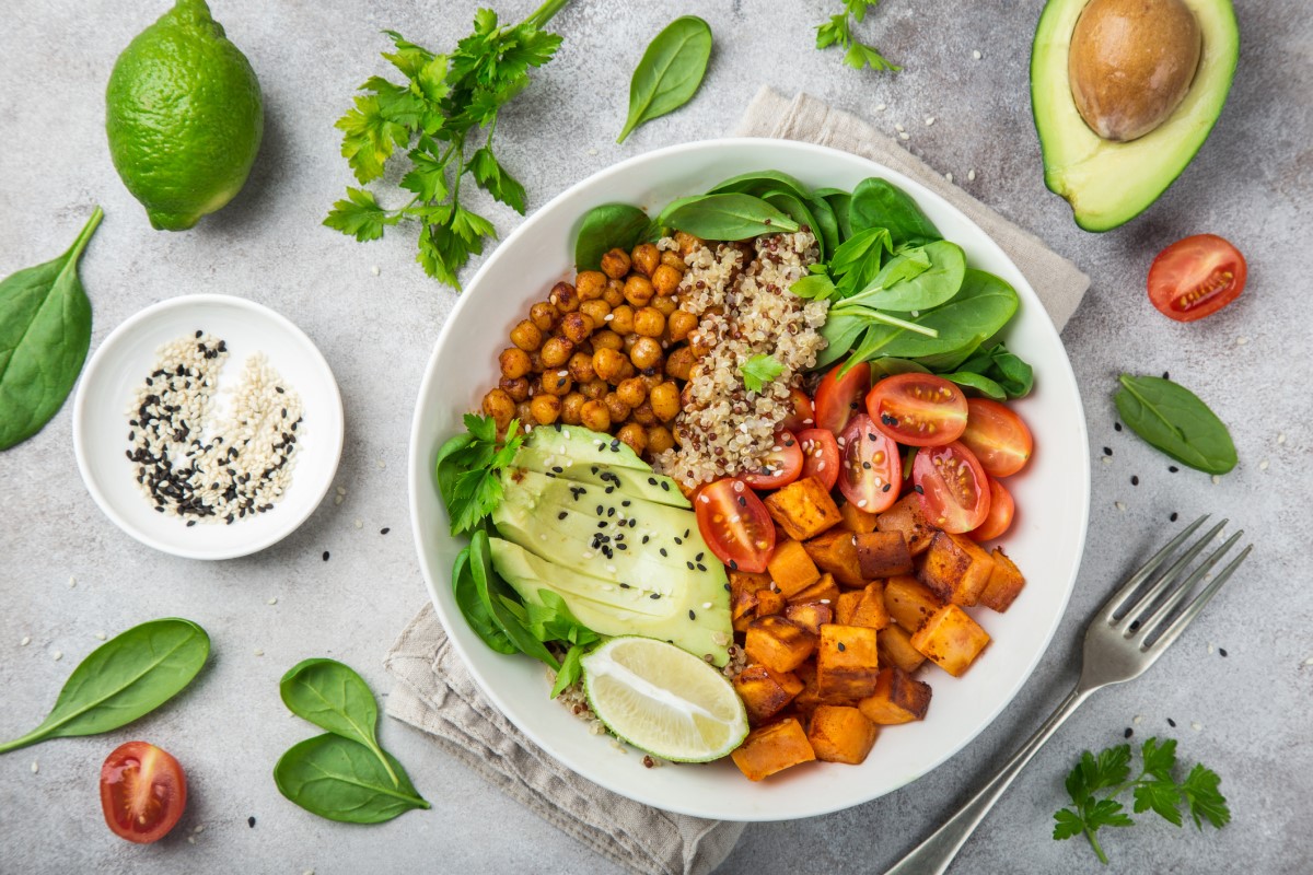 Poke bowl vegetariano