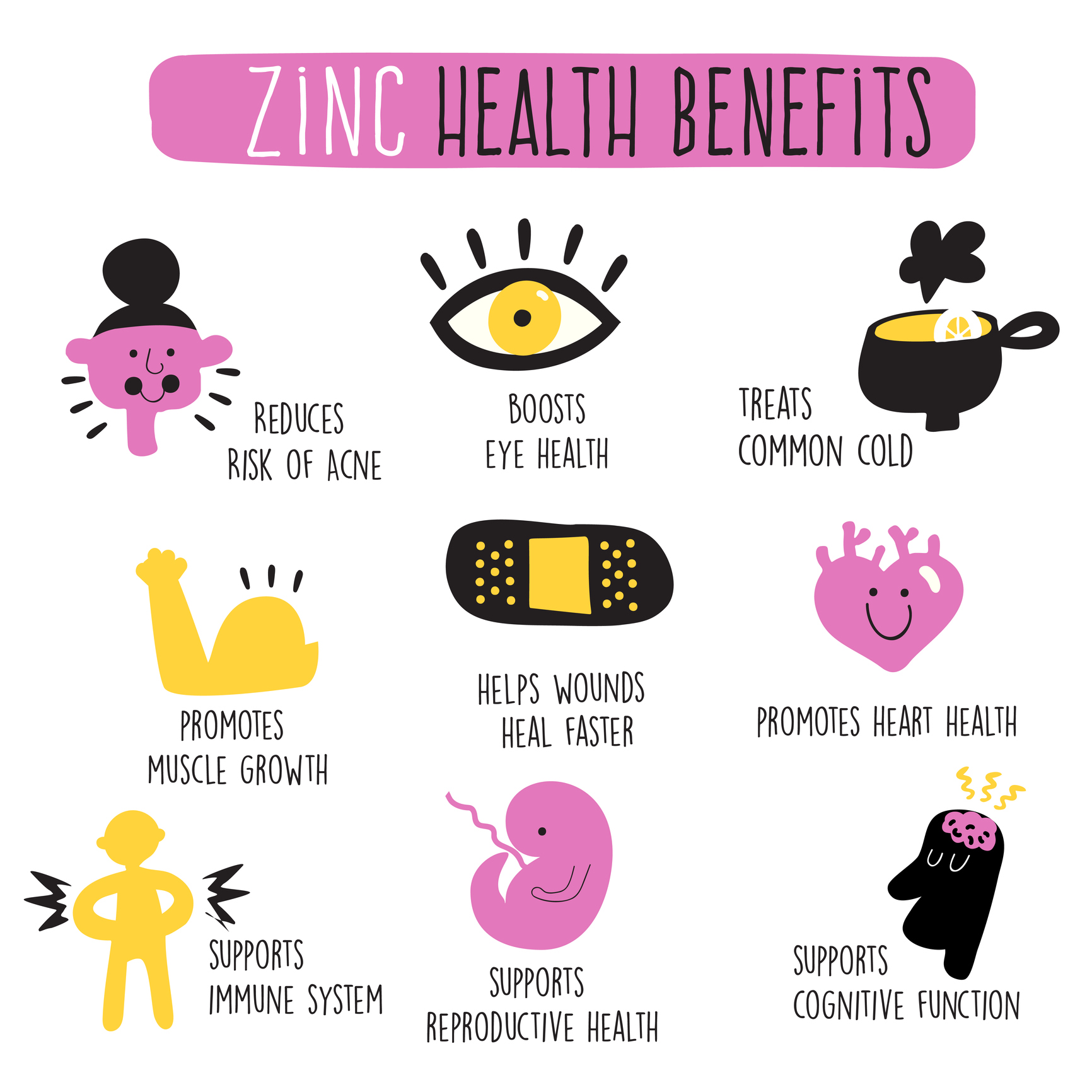 ¿El efecto del zinc en nuestra salud?