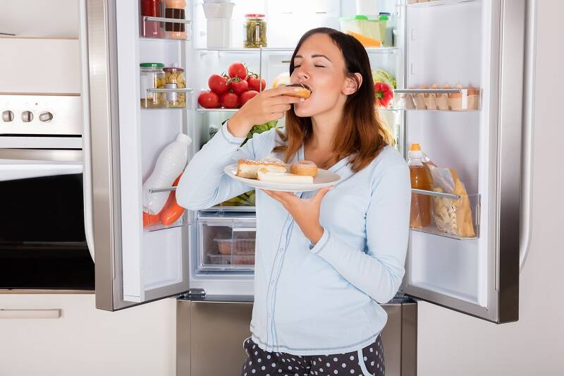 Los antojos de comida son bastante comunes en el embarazo. Fuente de la foto: Getty Images