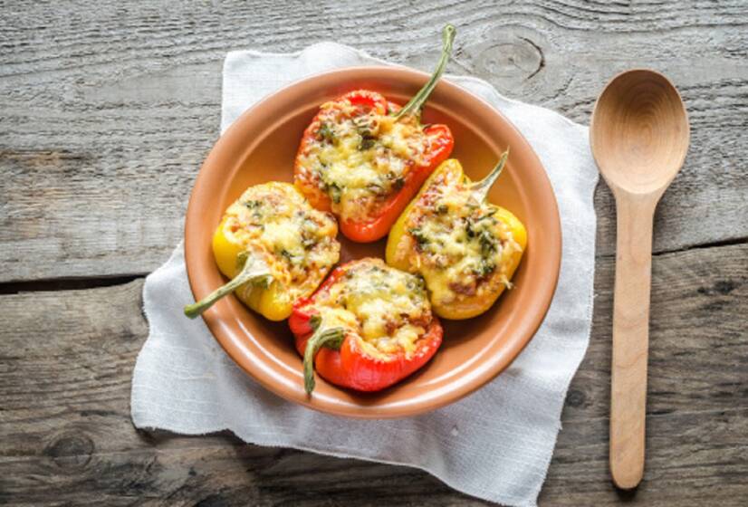 Receta saludable a base de pimentón fresco: ¿Cómo hacer pimientos asados rellenos?